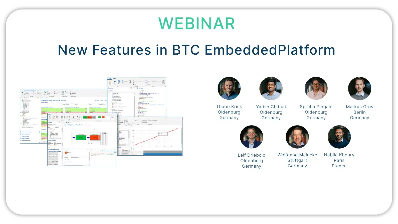 Webinar: New Features in BTC EmbeddedPlatform event graphic