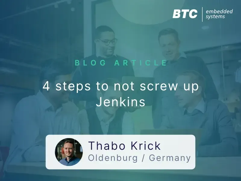 4 steps to not screw up Jenkins