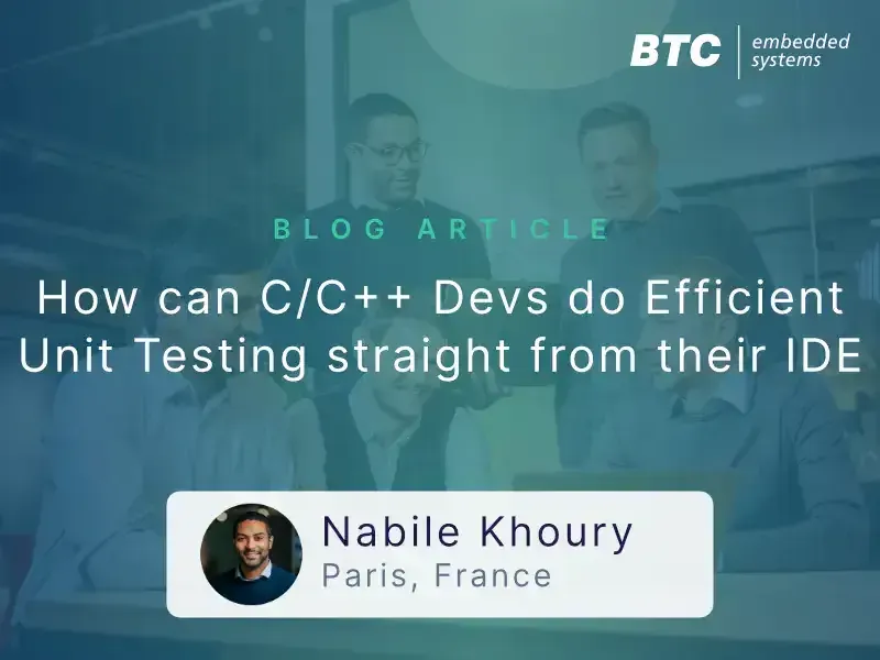 How can C/C++ Devs do Efficient Unit Testing straight from their IDE