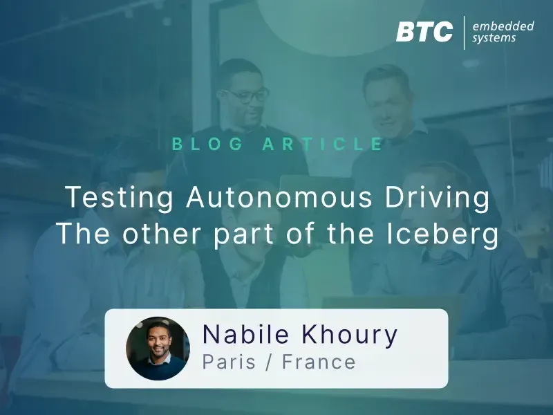 Testing Autonomous Driving - The Other Part of the Iceberg